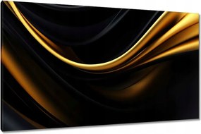 Vászonkép 120x70 Selyem arany szalag