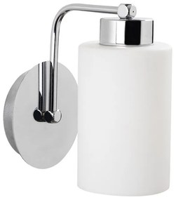 Balcova - N-340 fali lámpa, ezüst/fehér