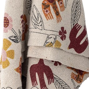 Pamutkeverék takaró 130x160 cm Vivielle – Bloomingville