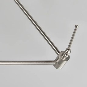 Acél lógólámpa árnyékolóval 35 cm fekete állítható 2 lámpás - Blitz