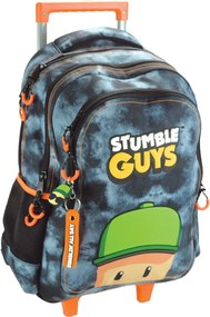 Stumble Guys Hat gurulós iskolatáska, táska 46 cm