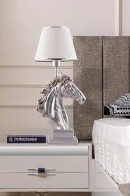 Horse - White, Silver