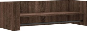 vidaXL barna tölgy színű szerelt fa fali polc 100 x 35 x 30,5 cm
