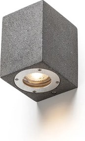 RENDL KANE I fali lámpa beton/dekor sötét gránit 230V LED GU10 5W IP65