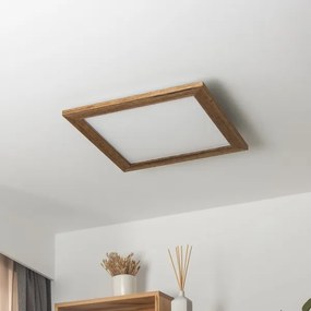Brilagi - LED Mennyezeti lámpa SLIMFRAME WOOD LED/36W/230V 49,5x49,5 cm barna