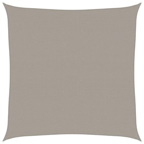 világosszürke HDPE négyszögű napvitorla 160 g/m² 6x6 m