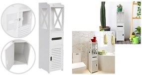 Keskeny fürdőszobai szekrény