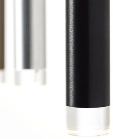 Brilliant -LED fényerőszabályozható kábellel függesztett CEMBALO csillár LED/60W/230V króm/fekete/barna