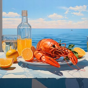 Poszter 50x50cm Homárok Nem Párosítható