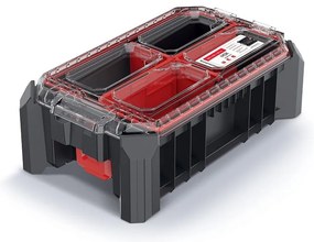 Szervező C, 36,8 cm, magas rekesszel, fekete