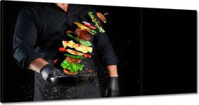 Képek 180x90 Lebegő Burger serpenyő