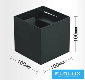 ELDLUX ES46-NF Modern Kültéri Fali Lámpa IP44