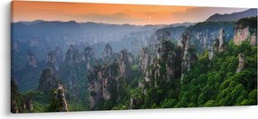 Kép - Zhangjiajie Nemzeti Erdei Park (120x50 cm)
