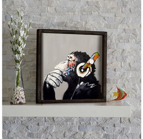 Fali kép 33x33 cm fekete/többszínű