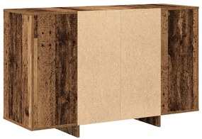 Barna büfé Régi fa Fa 120 x 41 x 75 cm Büfé Négyszögletes
