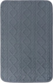 Fürdőszobaszőnyeg New Style 3D sötétszürke 60x90cm