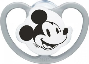 Baba cumi NUK Perfect Match Air Disney Mickey Mouse  6-18 hónapos grey, vel. 6-18 m