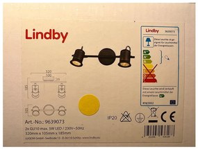 Lindby Lindby - Spotlámpa CANSU 2xGU10/5W/230V LW1289