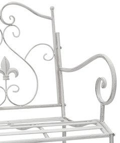 Pad Fehér Fém 104 x 54 x 93 cm Tartós Kültéri Pad