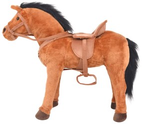 barna álló ló plüssjáték