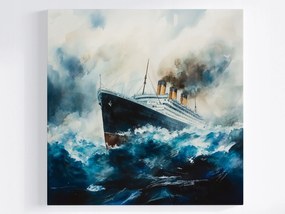 Poszter Víz Hajó Vonalzó Transzatlanti Titanic 40x40