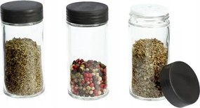 Otto fűszertartó szett fűszertartók 3 db-os üveg tégelyek