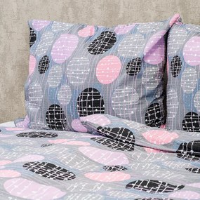4Home Pink illusion krepp ágyneműhuzat, 160 x 200 cm, 70 x 80 cm