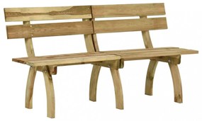 impregnált fenyőfa kerti pad 160 cm