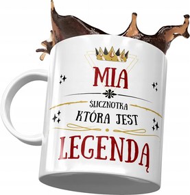 Bögre Mia Feleség Barátnő Ajándék Nyomtatott Fotóval