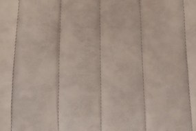 Szék, ekobőr szürkésbarna taupe/fekete, HAZAL