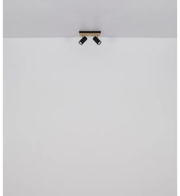 Globo 57909-2 - Spotlámpa KAYDEN 2xGU10/25W/230V fekete