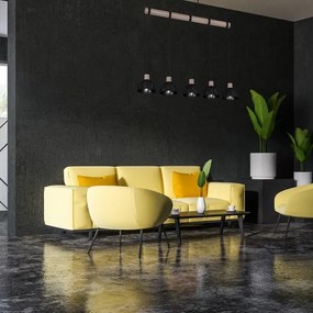 Csillár zsinóron ERIK 5xE27/60W/230V barna/fekete