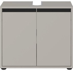 Szürke mosdó alatti szekrény 63x55 cm Lemont – Germania