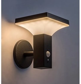 Rabalux 77044 - GELEEN LED 4W 230V IP44 fekete napelemes fali lámpa