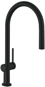 Hansgrohe Talis mosogató csaptelep kihúzható zuhannyal matt fekete 72802670