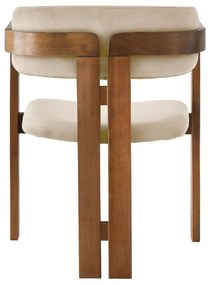 CO Beige and Walnut étkezőszék