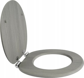 Wc-ülőke Szürke Fa Textúra Szabadon Ereszkedő Wc-hez Kihúzható Ellenálló