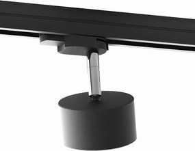 RENDL PIXIE háromáramkörös sínre fekete króm 230V LED GX53 7W