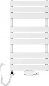 Fürdőszobai víz-elektromos radiátor 900x500 fehér létra dekoratív