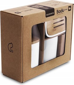 Nimco adagolókészlet, szappantartó, fogkefetartó, polirezin Ba 28000SET-05