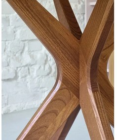 Étkezőasztal tölgyfa dekorral 90x90 cm Jubi – Ragaba