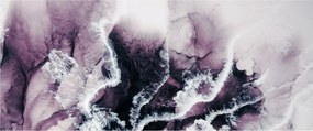 Kép - Lila márvány N⁰2 (120x50 cm)