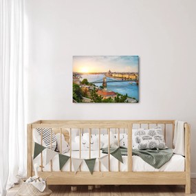 Budapest képe folyóval (70x50 cm)