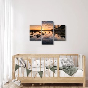 A vízfelület képe naplementekor (90x60 cm)