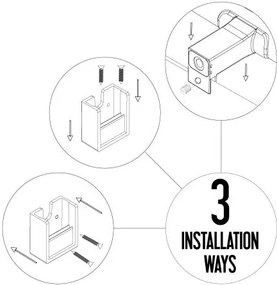 LED fürdőszobai tükörvilágítás LED/12W/230V 59,5 cm IP44 fekete