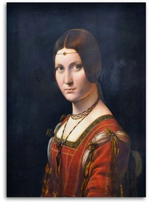 Gario Vászonkép La belle feronierre - Leonardo da Vinci, reprodukció Méret: 40 x 60 cm