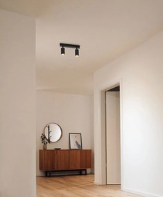 KAJA K-4726 MONTI Fekete Színű Spotlámpa 2xGU10 10W IP20