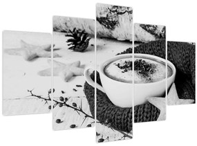 Kép - Téli cappuccino (150x105 cm)