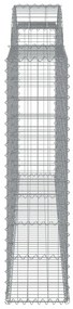 20 db íves horganyzott vas gabion kosár 300x30x120/140 cm