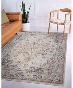 Krémszínű szőnyeg 200x290 cm Flores – Asiatic Carpets